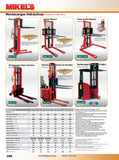 MONTACARGAS ELECTRICO ESCALON 2 t HOMBRE ABORDO