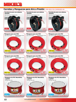 MANGUERA PVC P/AIRE A PRESION 1/2 X 10 m
