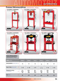 PRENSA HIDRONEUMATICA 30 T C/PISTON Y MANOMETRO