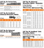 UNIV WR SET 7 PC MM 3/8(1)