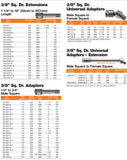 EXT 3/8 FMALE SQ DRV 3/8 MALE(1)