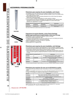Juego de protectores de esquina de acero inoxidable cepillado de 2 piezas (acero inoxidable cepillado)
