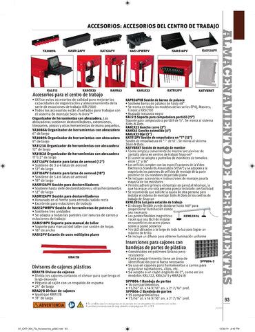 Bandeja Lock-A-Socket™ de tamaño de unidad combinada de 20" (roja con logotipo negro)