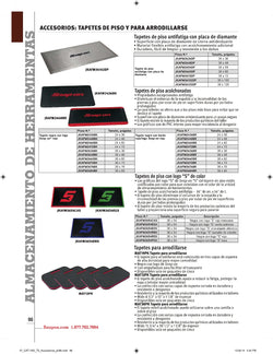Tapete acolchado con logotipo “S” de 54 x 36" (rojo)