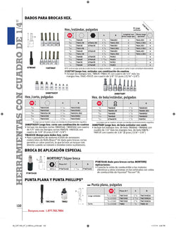 Destornillador de vaso hexagonal industrial estándar SAE de 1/4" con accionamiento de 5/32"