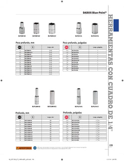 Dado métrico de 6 puntas y profundidad de 10 mm con cuadro de 1/4" (Blue-Point®)