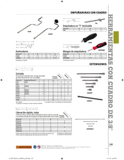 Paquete de 5 pasadores de bloqueo con accionamiento de 3/8"