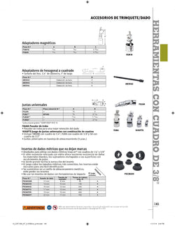 Adaptador cuadrado de 1/4" hexagonal a 3/8" con accionamiento de 3/8" y 4" de largo