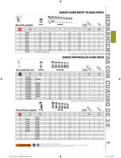 Dado universal poco profundo Flank Drive® de 3/8" SAE de 12 puntas con cuadro de 3/8"
