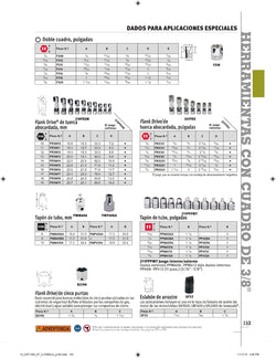 Dado con tuerca abocardada Flank Drive® de 7/16" SAE de 6 puntas con cuadro de 3/8"
