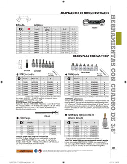 Punta de destornillador estándar T45 TORX®