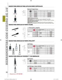 Destornillador de vaso con punta corta y punta plana de 3/8" y 5/16"