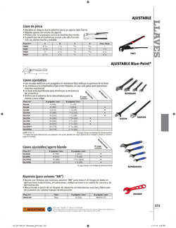 Llave ajustable de 4" (Blue-Point®)