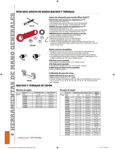 Matriz de enchufe derecho M20x2.50