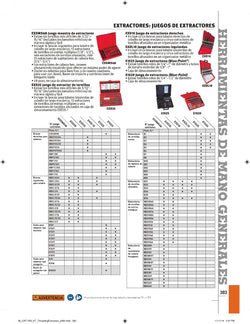 Extractor de tornillos rectos