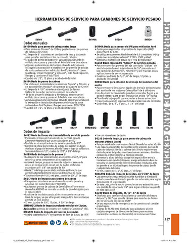 Dado de impacto para tuercas de seguridad Dayton de 1-1/4" SAE de 6 puntos con accionamiento de 3/4"