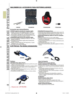 Pulidora de 120 V de velocidad variable de 7" (Blue-Point®)