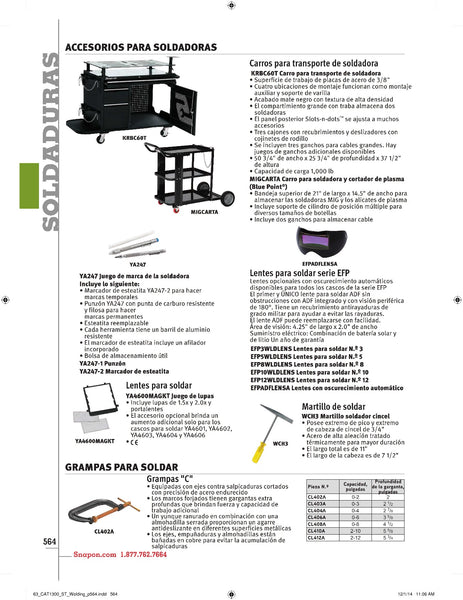 #10 Lente de soldadura