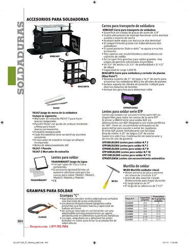 Abrazadera en C para soldadura