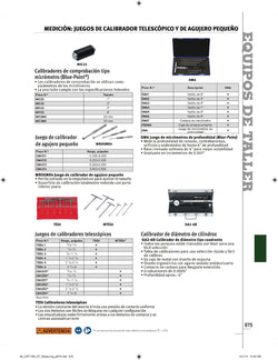 Medidor telescópico de 3-1/2–6" (Blue-Point®)