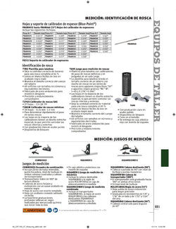 Hoja calibradora de espesores plana de 0,022" (0,559 mm) y 12"