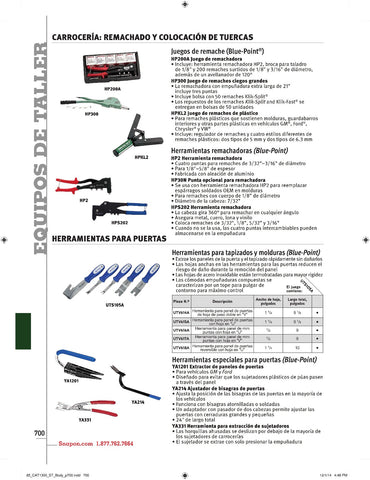 Boquilla de remache opcional (Blue-Point®)