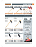 Hacha Pulaski, 3-1/2 lb, mango de Hickory, 35' Clave-PU-3-1/2M