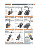 Classic square shovel, long handle 49' Key-PCL