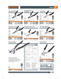 Pinza punta y corte 8', mango de vinil Clave-T203-8
