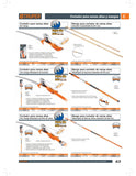 Telescopic handle for TR-82, made of aluminum. Key-MG-TR-82A