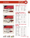 1/4" Drive 12 Piece Set - 6 Point Standard Socket, 3/16" - 1-2"