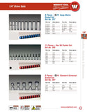 1/4" Drive 9 Piece Set - 6 Point Deep Metric Socket, 5mm - 13mm