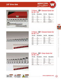 3/8" Drive 11 Piece Set - 6 Point Standard Socket, 1/4" - 7/8"