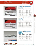 3/8" Drive 17 Piece Set - 6 Point Standard Metric Socket,