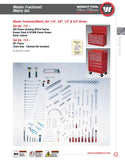 281 Pc Master Fractional Maintenance Set, Tools Only