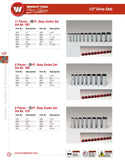 1/2" Drive 8 Piece Set - 6 Point Deep Socket, 1/2" - 15/16"