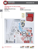 219 Pc Intermediate Set, 1/4", 3/8" & 1/2", Tools Only