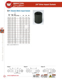 3/4"Drive 6 Point Standard Metric Impact Socket - 17mm