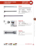 1" Drive Ratchet Knurled Grip Black - 30"
