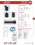 1" Drive Impact Adapter - 1"F x 1-1/2"M