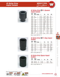 #5 Spline Drive 6 Point Standard Impact Socket - 2"