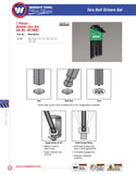 7 Pc. Ball Torx Set in holder