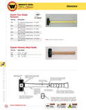 12 lb.  Double Face Sledge Hammers