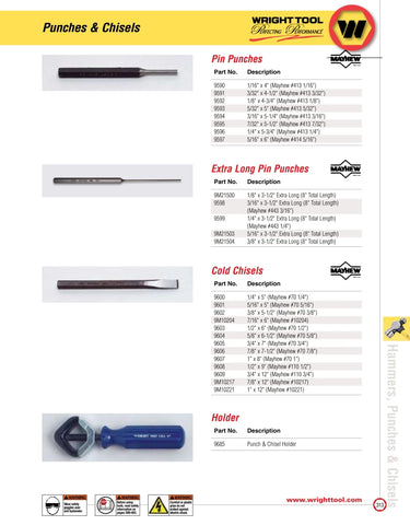 5/32" x 5" (Mayhew #413 5/32") Pin Punch