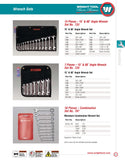 14 Piece Open End Double Angle Wrench Set 15⁰ & 60⁰ Satin - 3/8" - 1-1/4"