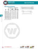 Open End Wrench Full Polish Metric - 6mm x 7mm