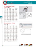 Open End Service Wrench 30⁰ Angle Satin - 1-7/8"