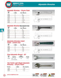 Giant Adjustable Wrench 2-3/4 - 4-3/4" Capacity in 1/8" Increments - 36"